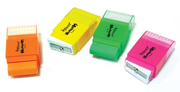 Deer Hurray-010 Sharpener & Eraser 5-pcs